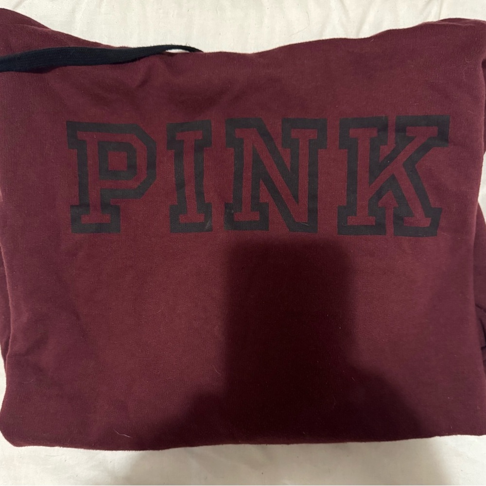 PINK Victoria's Secret Maroon hoodie